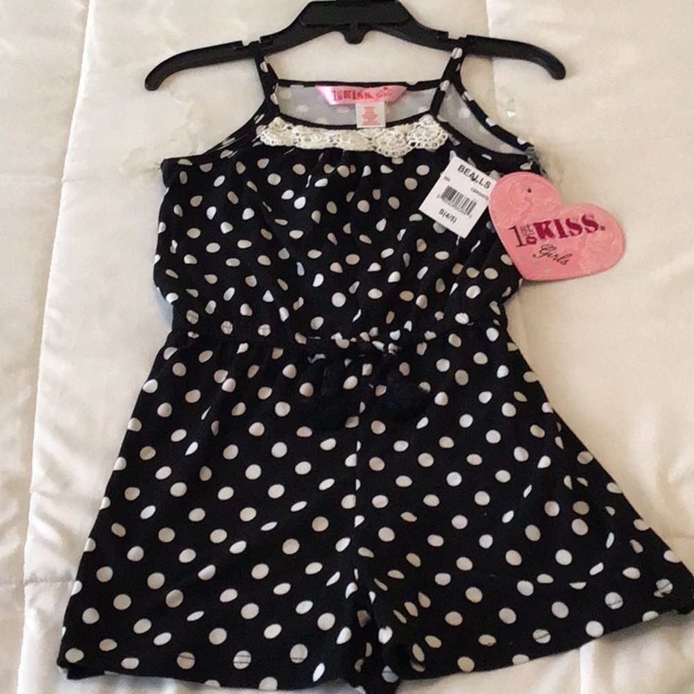 Toddler girls one piece - 1st kiss girls